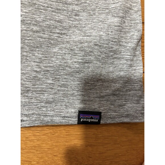 Patagonia Size L Capilene Cool Daily Short Sleeve Shirt Mountain Gray - Picture 4 of 8